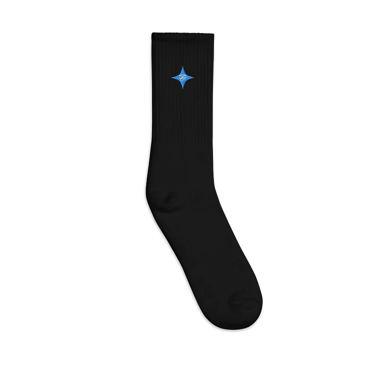 F&F Star Embroidered Crew Socks (AQ) product image (1)