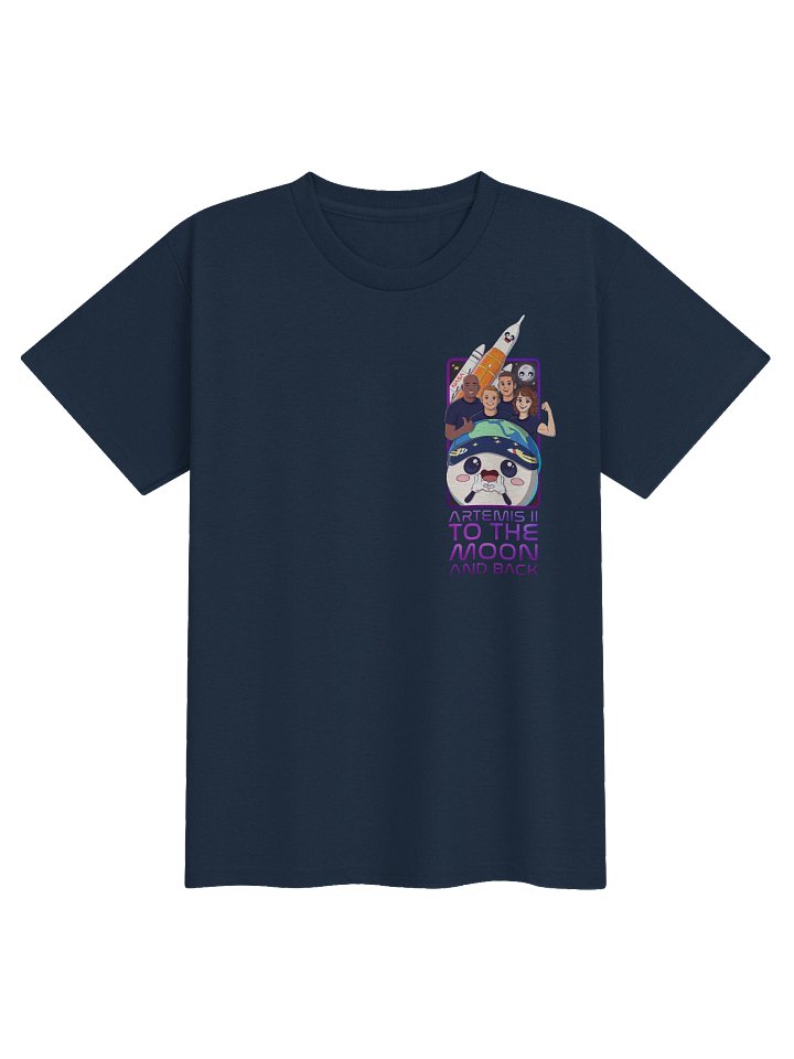 To the Moon, Together : Artemis II Kid's Tee product image (3)