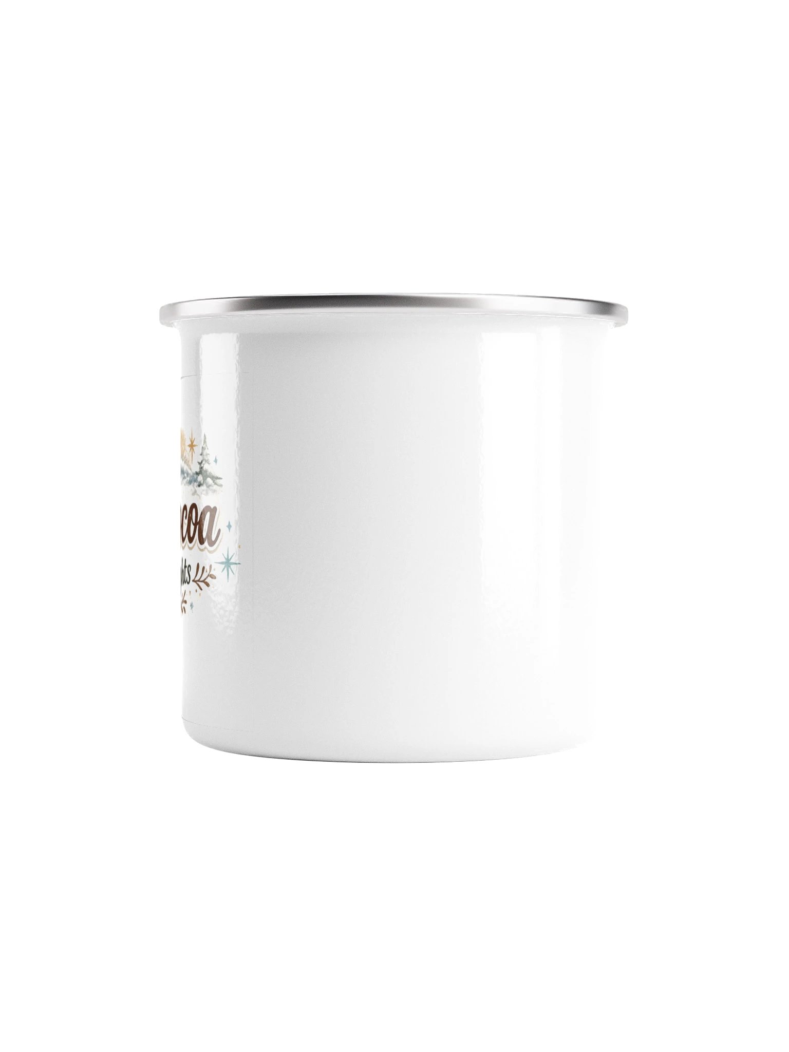 Hot Cocoa & Cozy Nights Enamel Camp Mug product image (3)