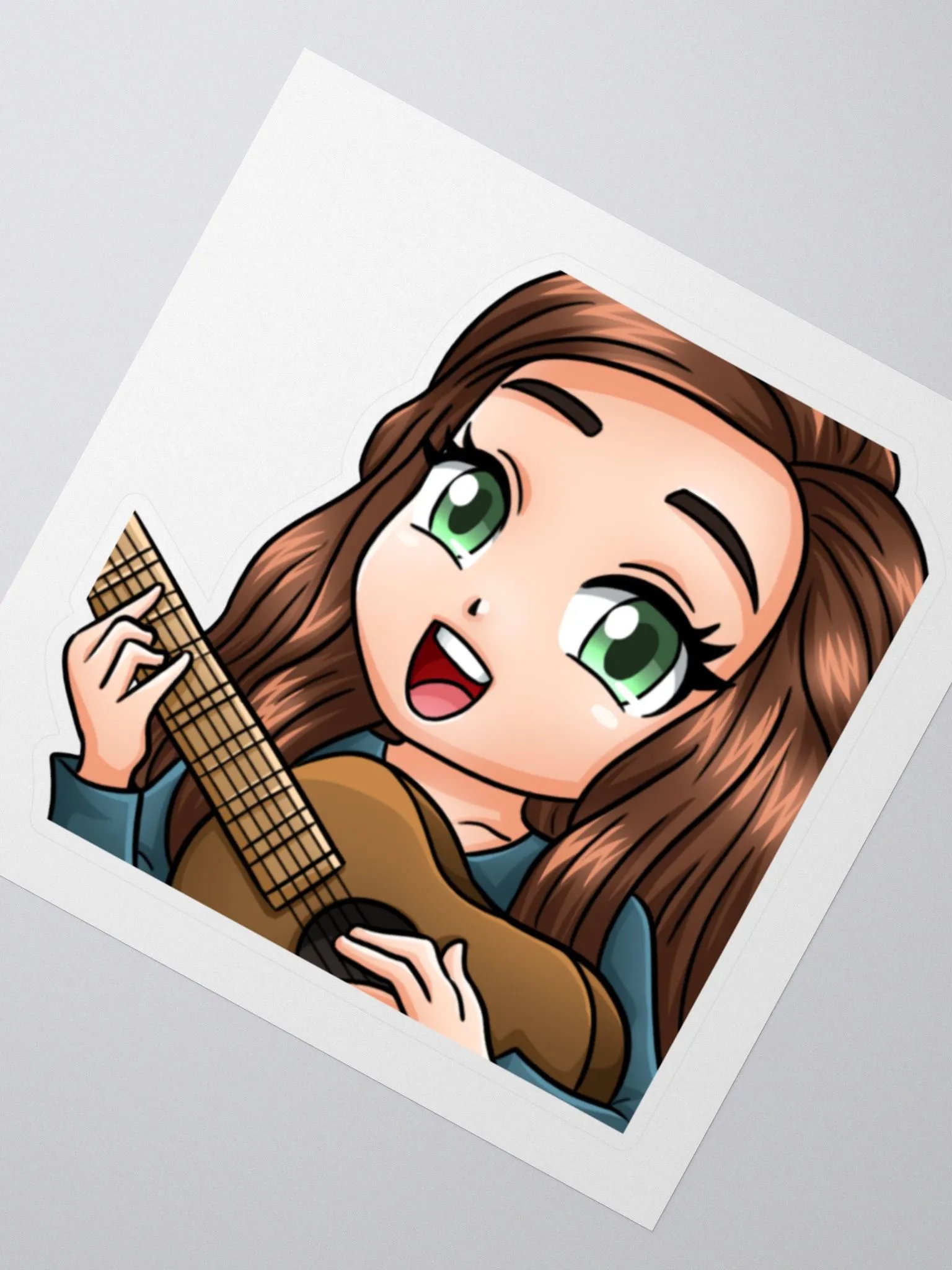 Anna Guitar Emote Sticker product image (2)