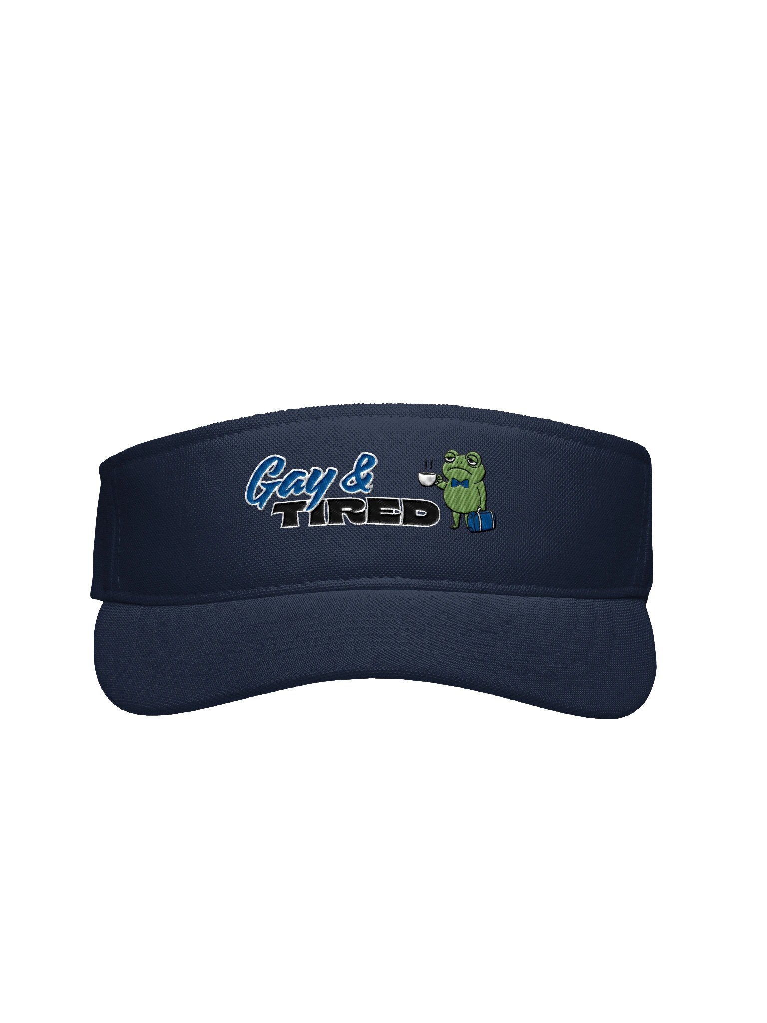 Gay & Tired Embroidered Visor product image (7)