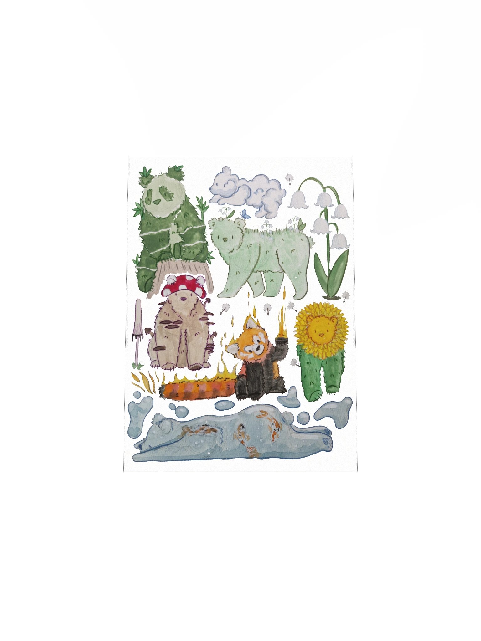 nature bears print product image (15)
