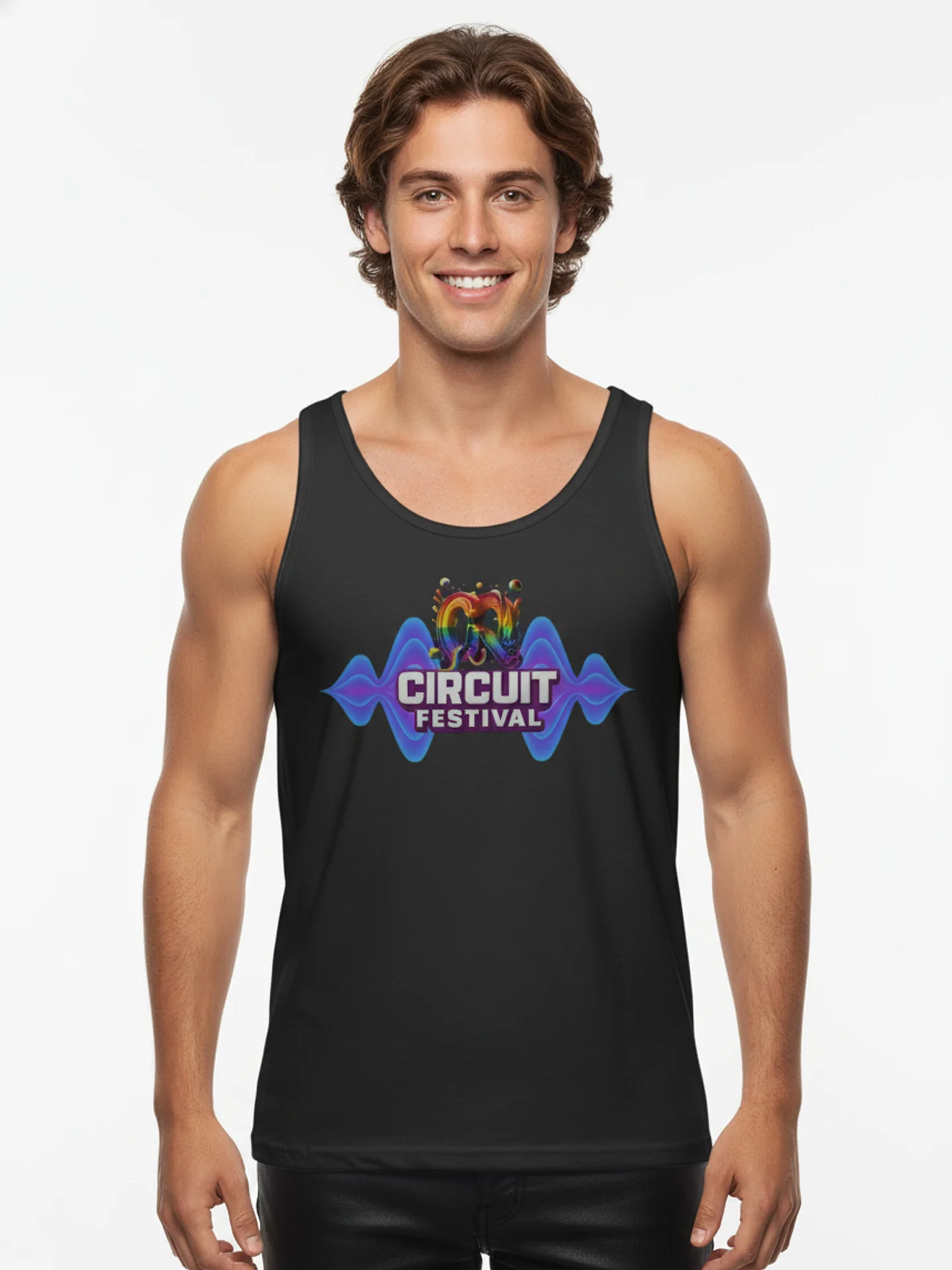 CQ CIRCUIT FESTIVAL – NEON SOUNDWAVE PARTY TANK product image (1)