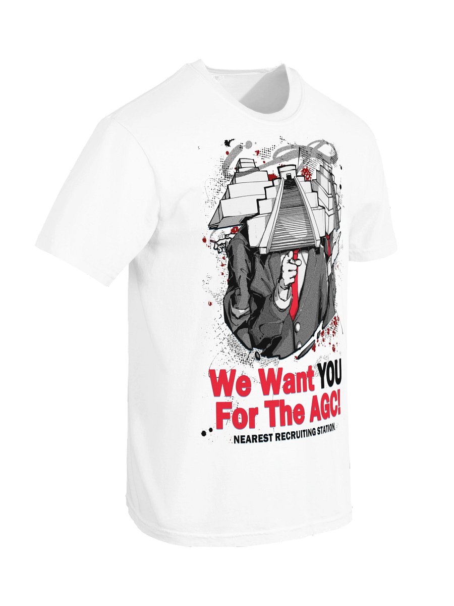 AGC RECRUIT TEE WHITE product image (6)