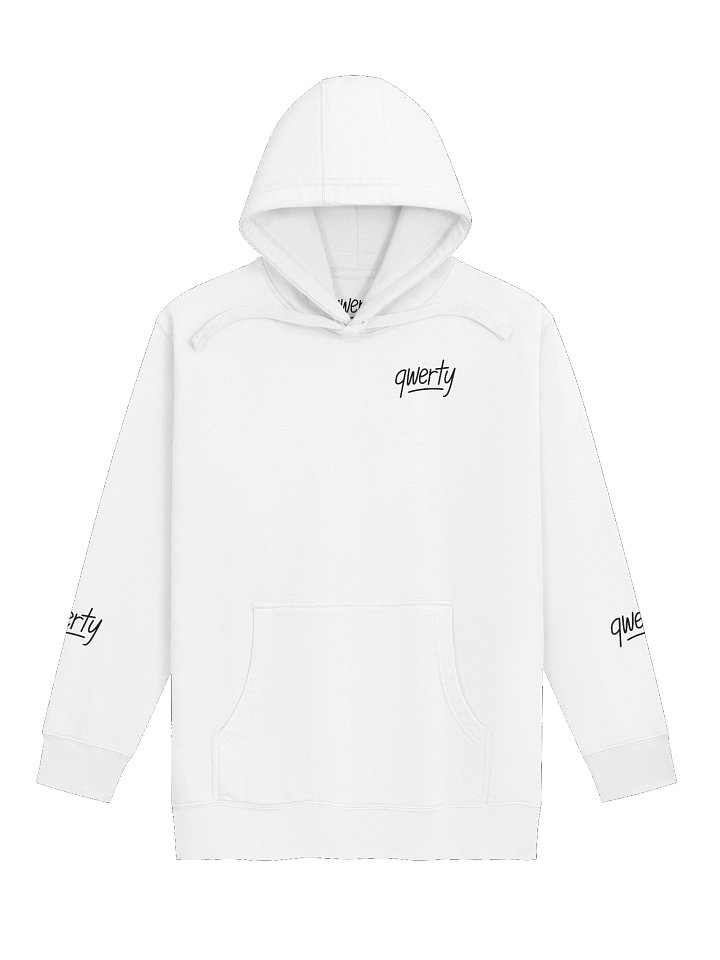 qwerty Hoodie (white) product image (1)