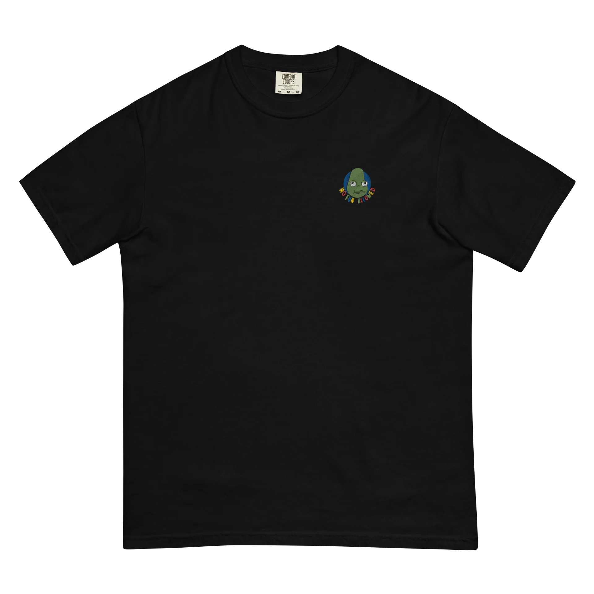 No Fun Allowed Embroided Tee product image (4)