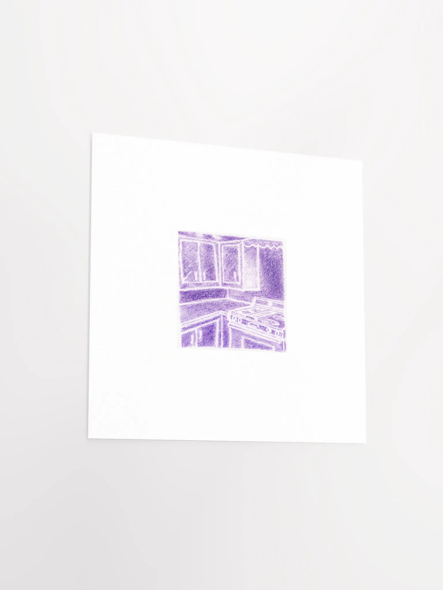 Purple Kitchen Print product image (4)