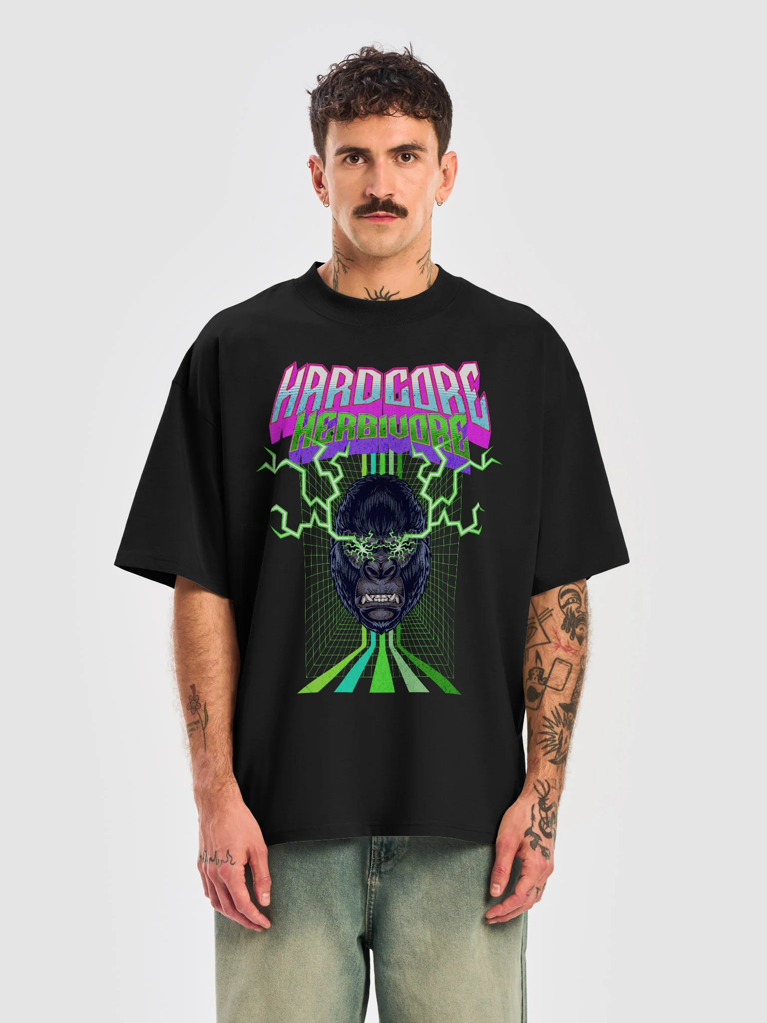 Hardcore Herbivore Oversized Tee product image (3)