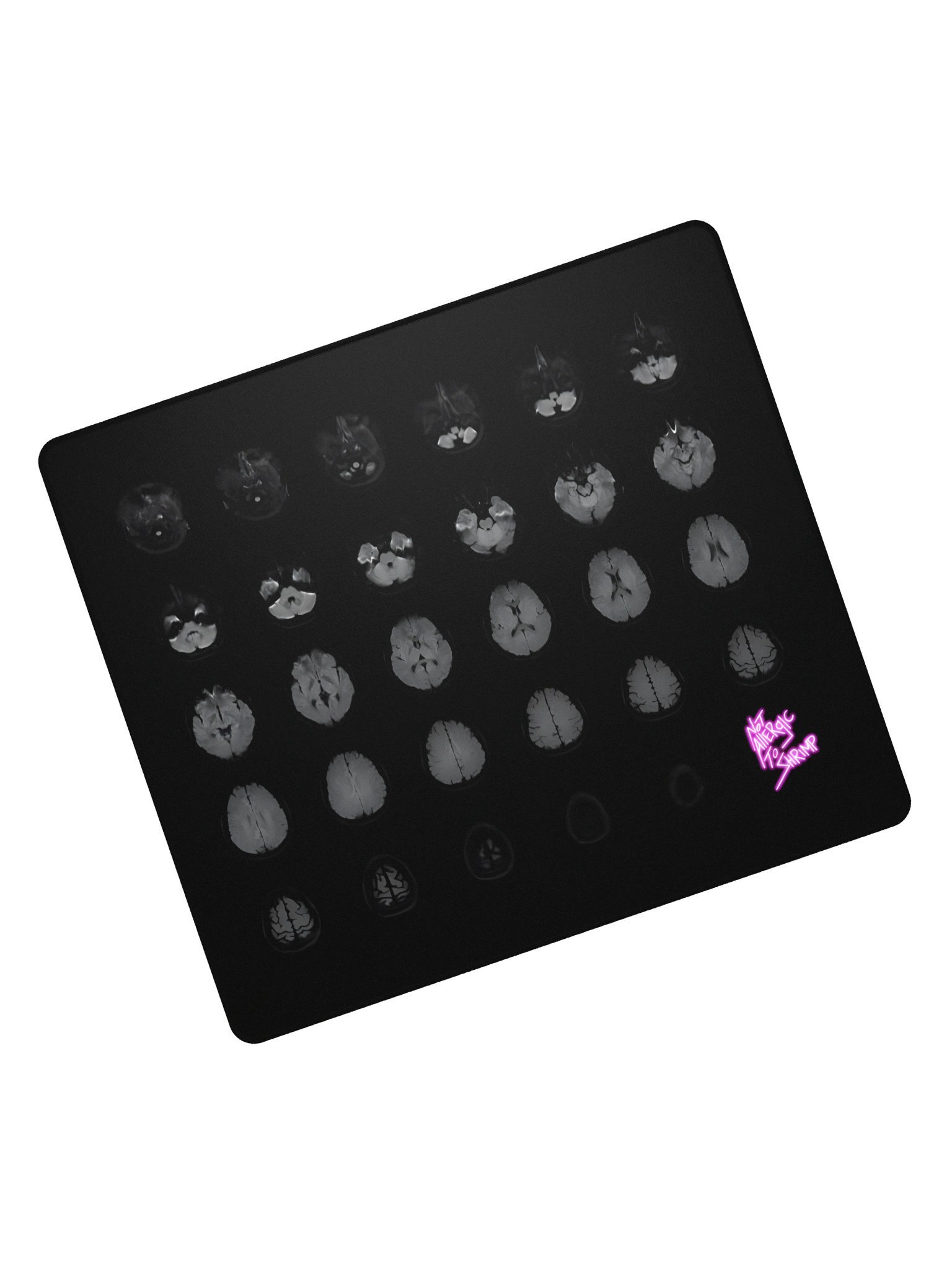 Brain Scan, No Thoughts gaming mouse pad product image (5)