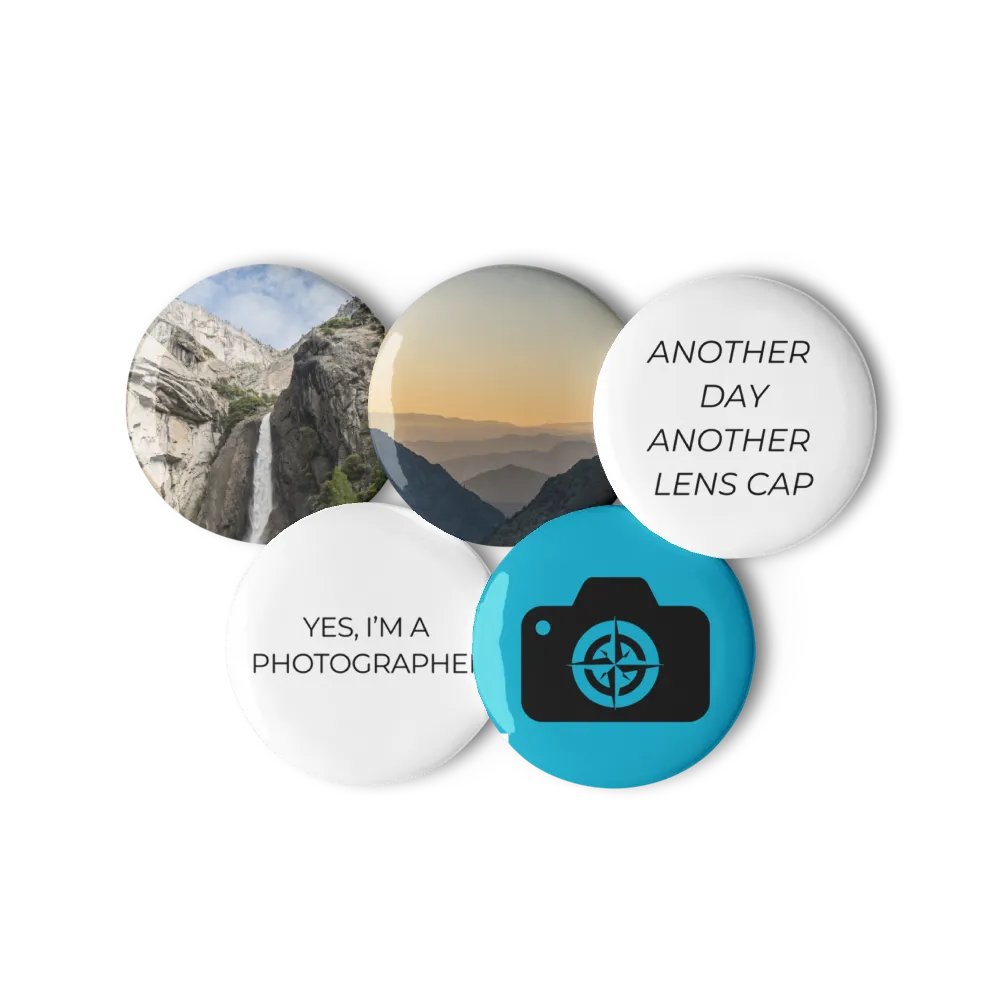 Photographer Button Pins product image (6)