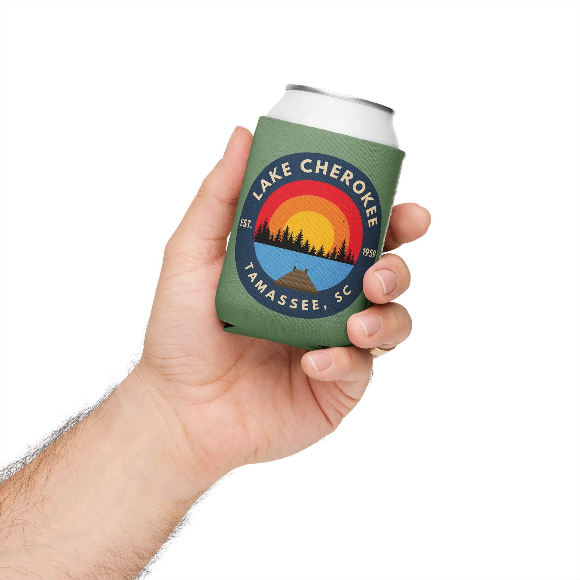 Lake Cherokee Sunset Koozie product image (4)