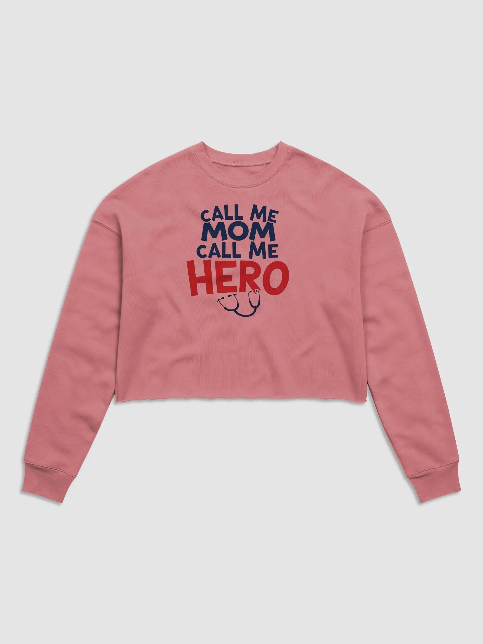 Superhero Mom Crop Sweatshirt product image (1)