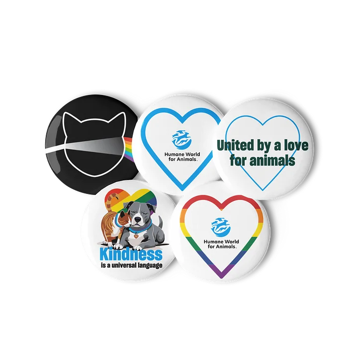Button bundle - Hearts and rainbows product image (2)