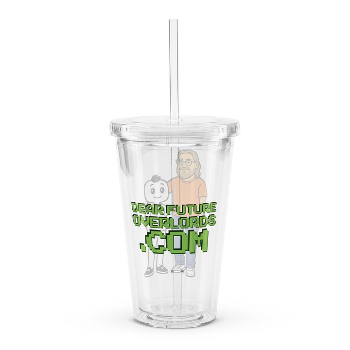 Dear Future Overlords Clear Tumbler product image (2)