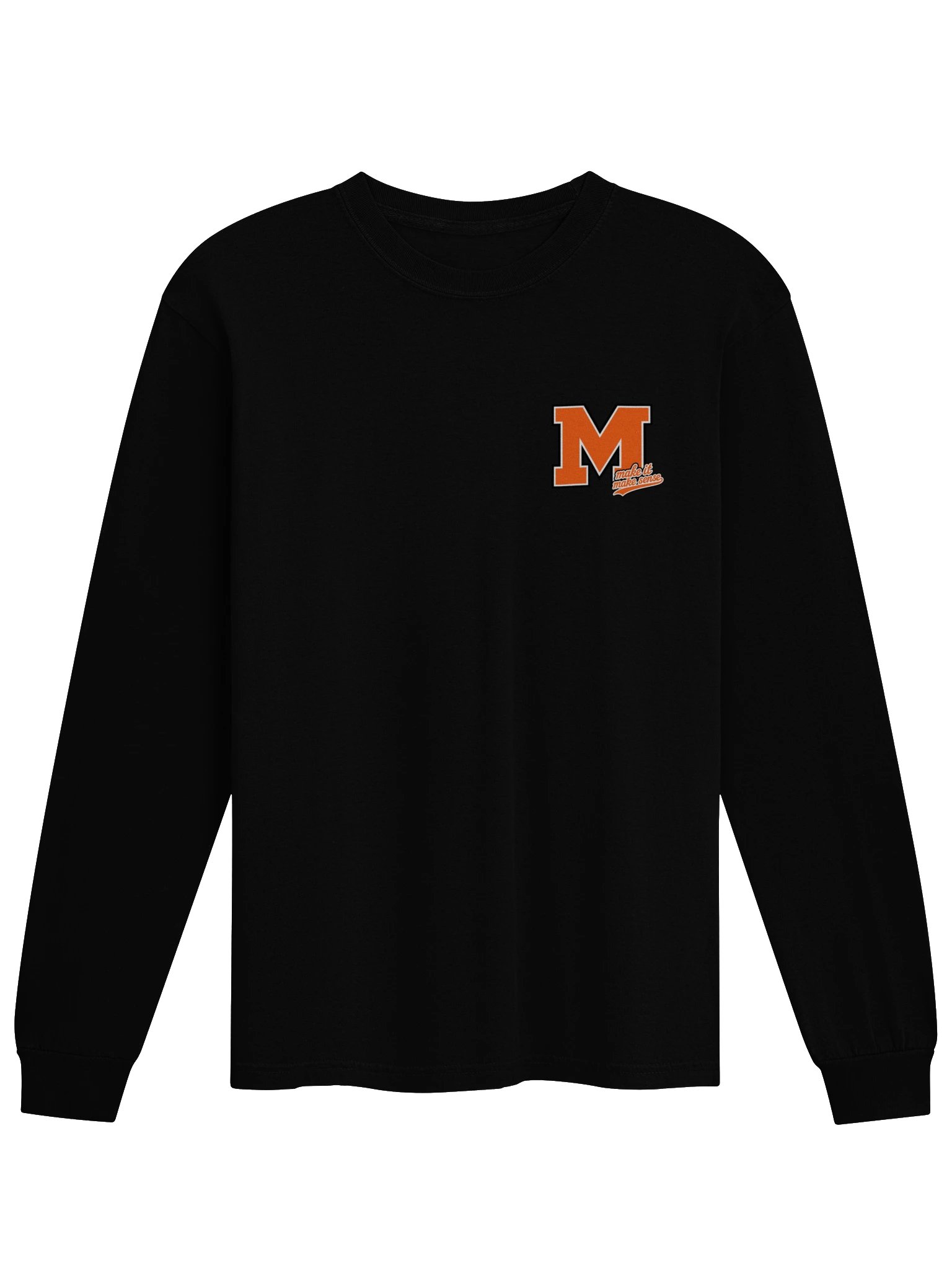 MIMS Orange Varsity Logo Long Sleeve product image (1)