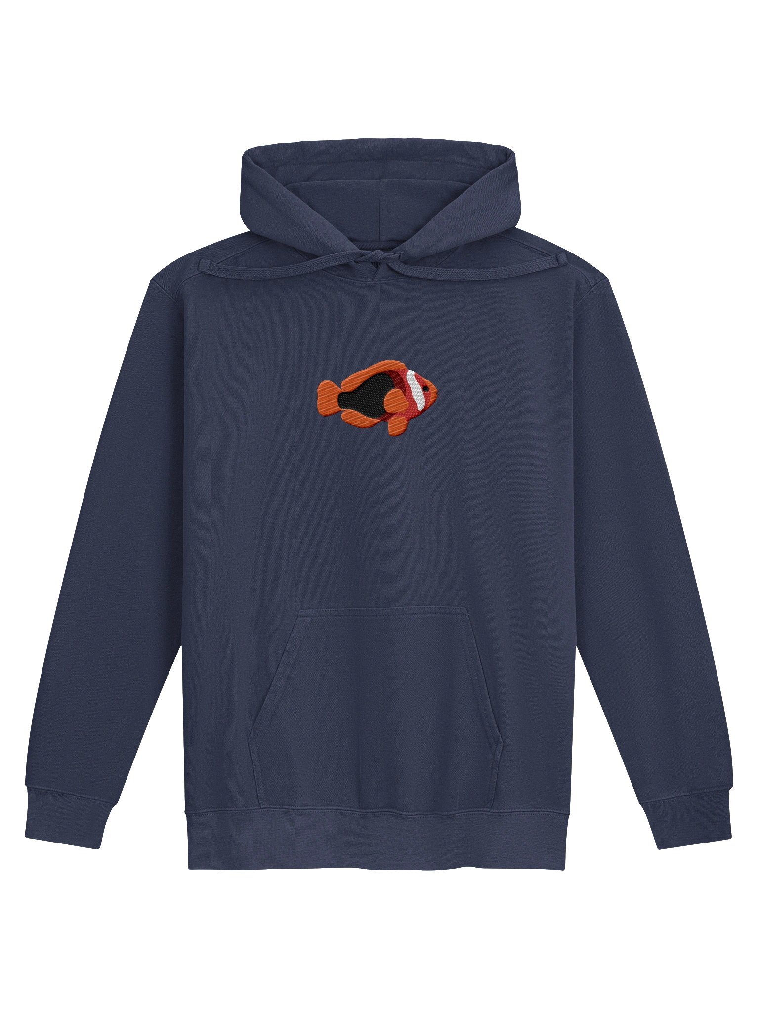Tomato Clownfish Embroidered Hoodie | Saltwater Reef Aquarium Fish & Ocean Lover Apparel product image (4)