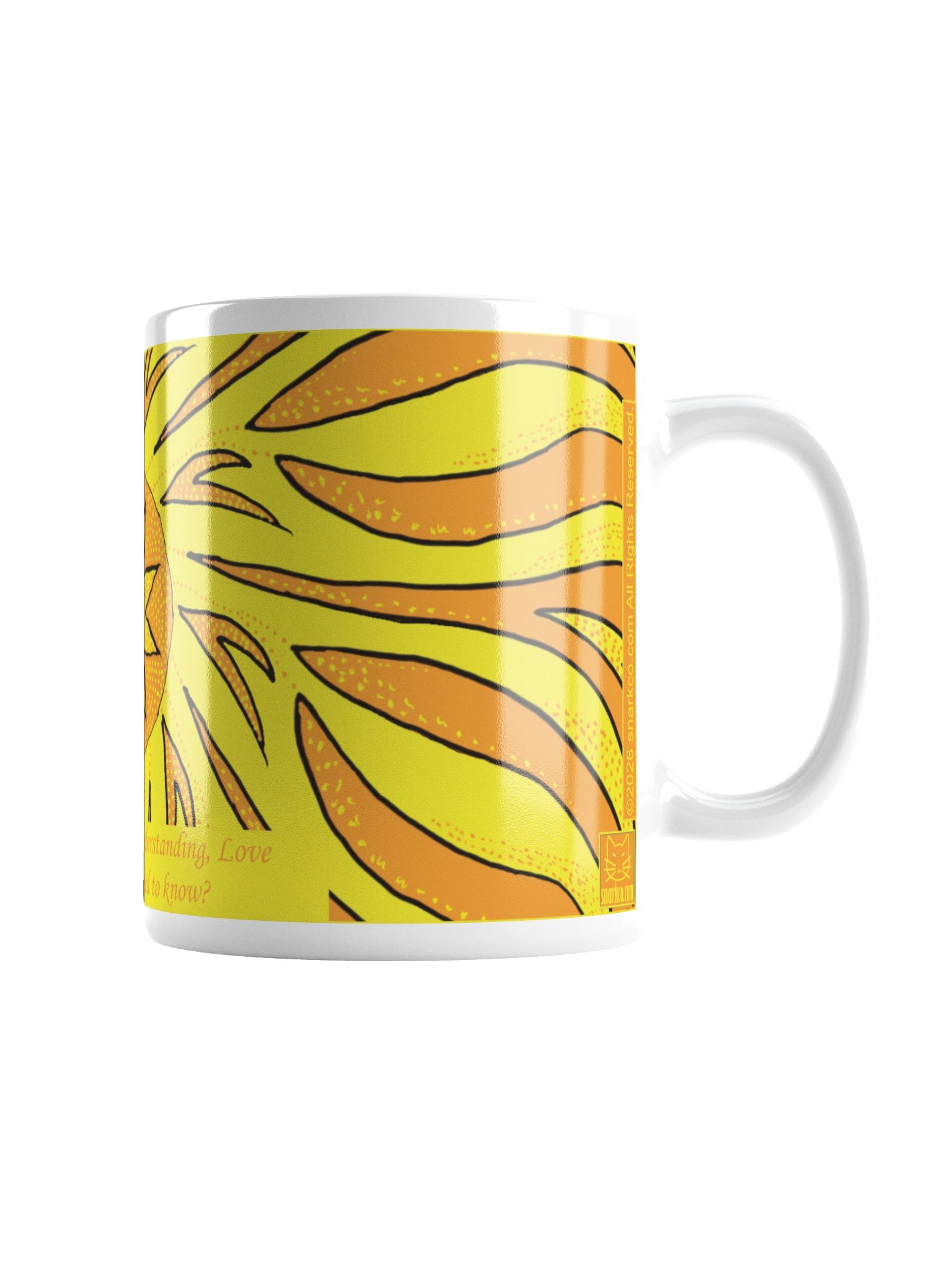 Inspirational mug: "Empathy, Compassion, Understanding, Love. What more do you need to know?" product image (3)