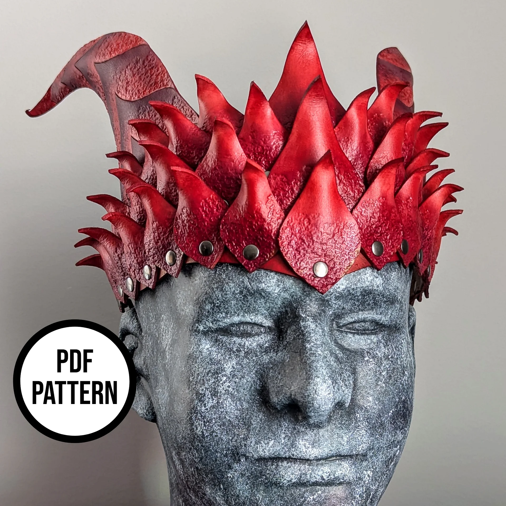 Dragon Crown - PDF Pattern for Leather product image (4)