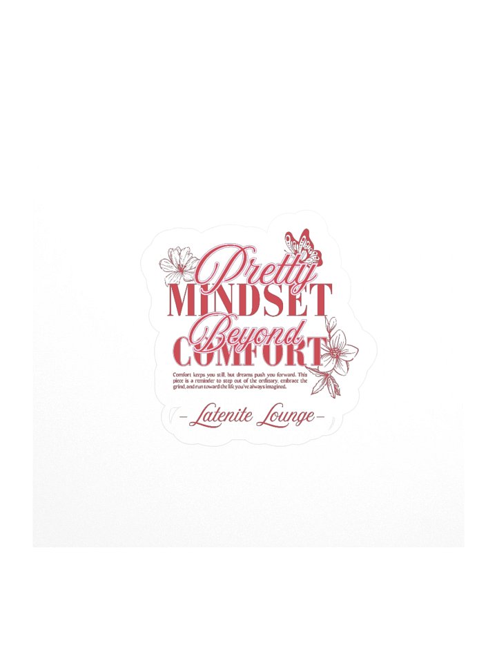 Pretty Mindset Sticker product image (2)