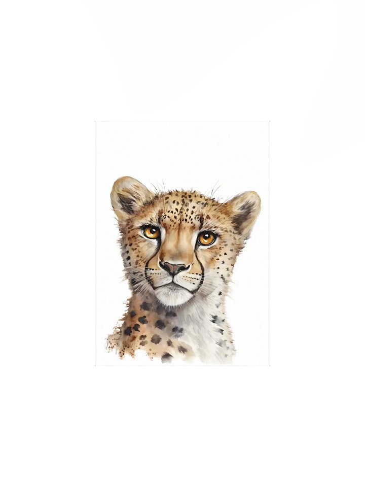 Cheetah Watercolor Portrait product image (2)