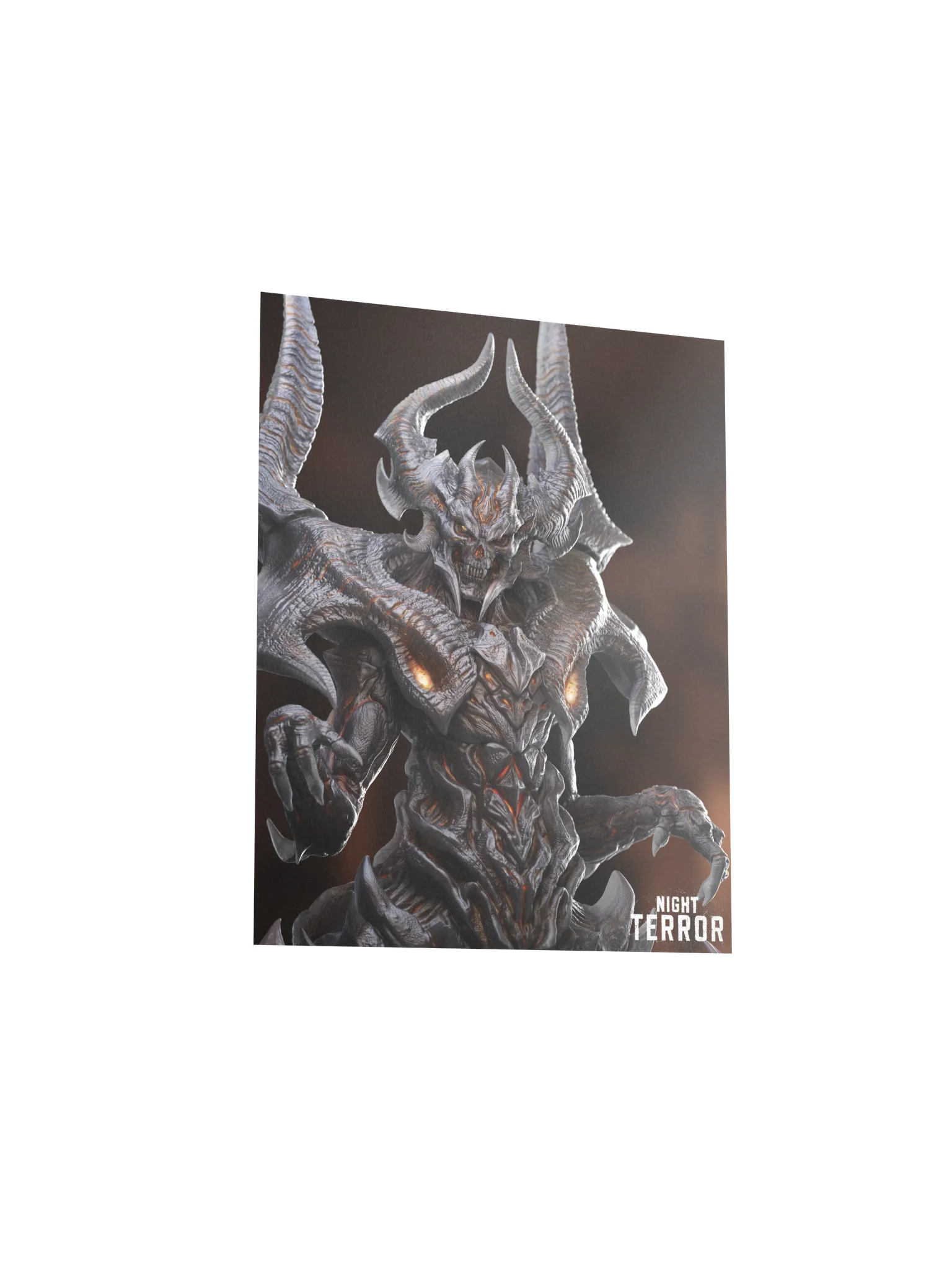 NIGHT TERROR: The Demonolith 3D Render Print product image (3)