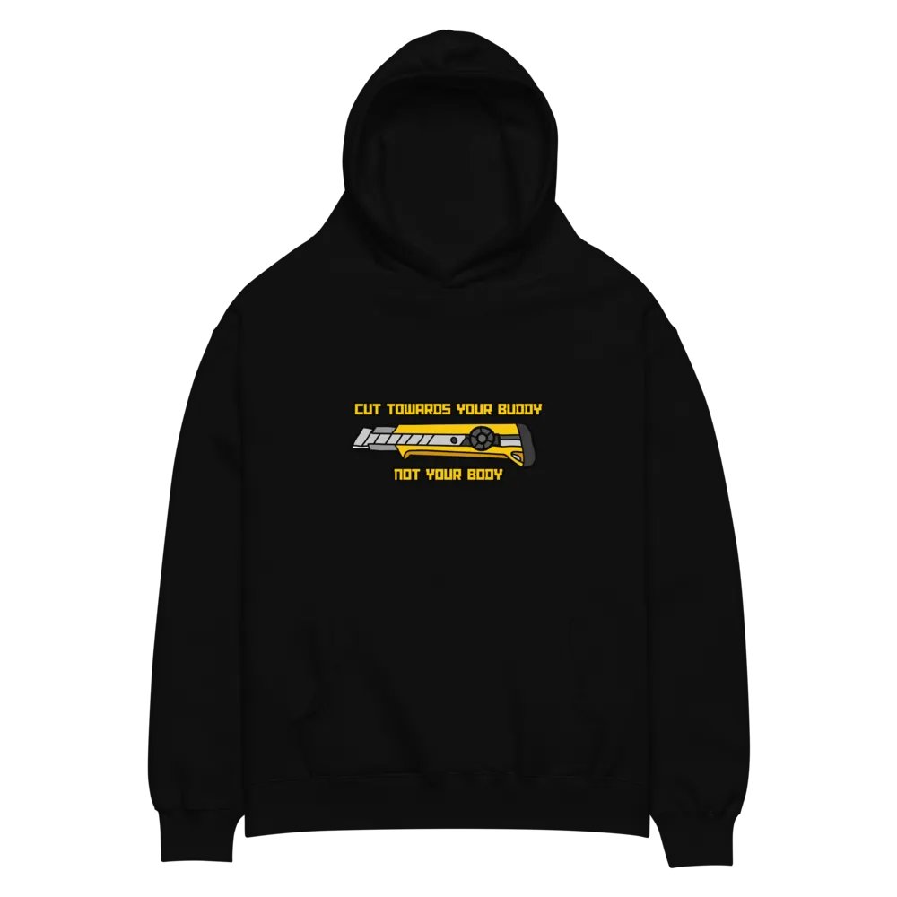 Safety Reminder Utility Knife Hoodie product image (2)