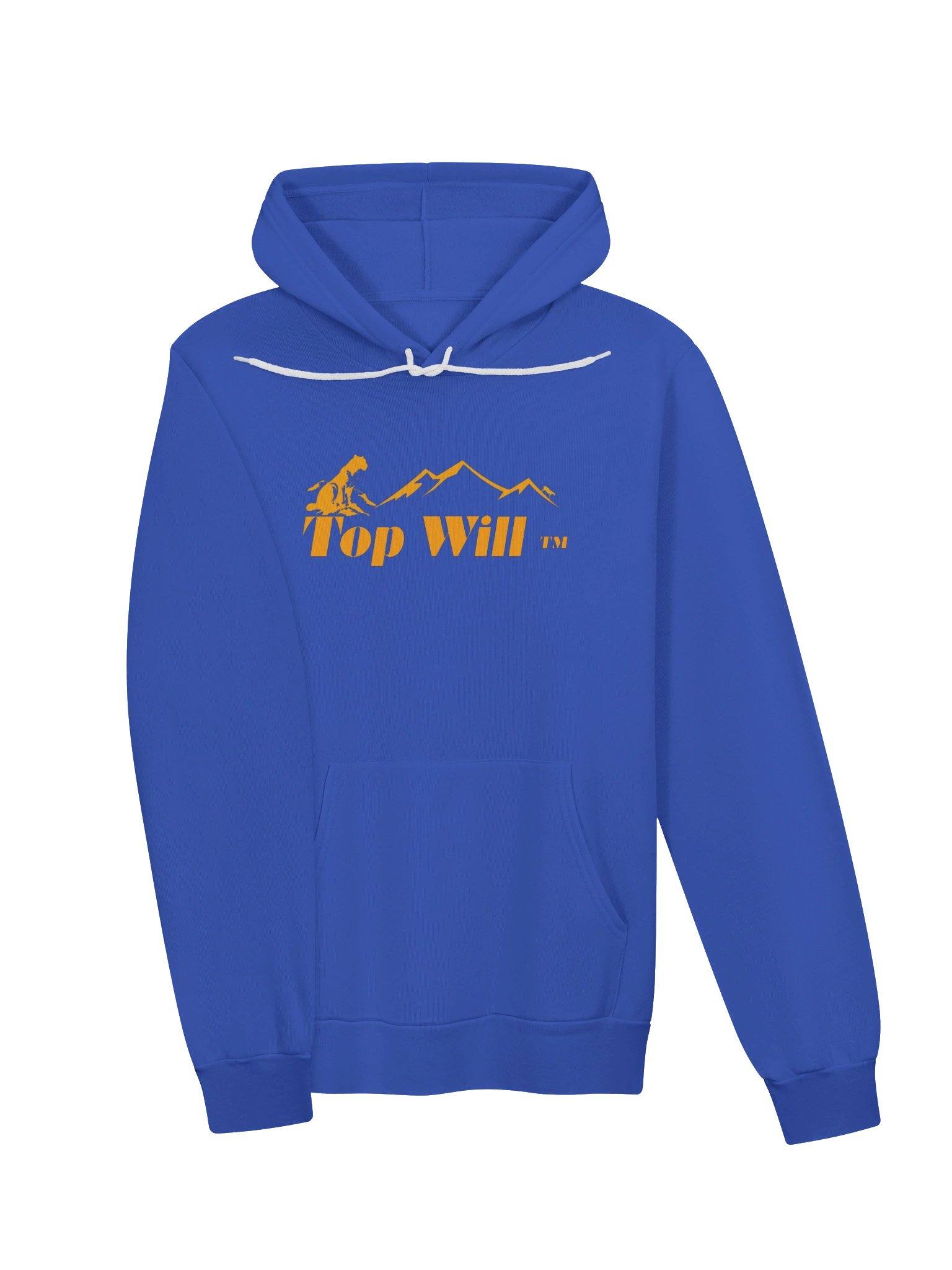 Top Will ™ Blue & Orange Supersoft Hoodie product image (3)
