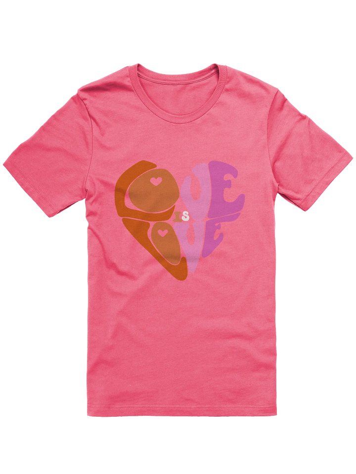 Lesbian Love is Love big print tee product image (1)