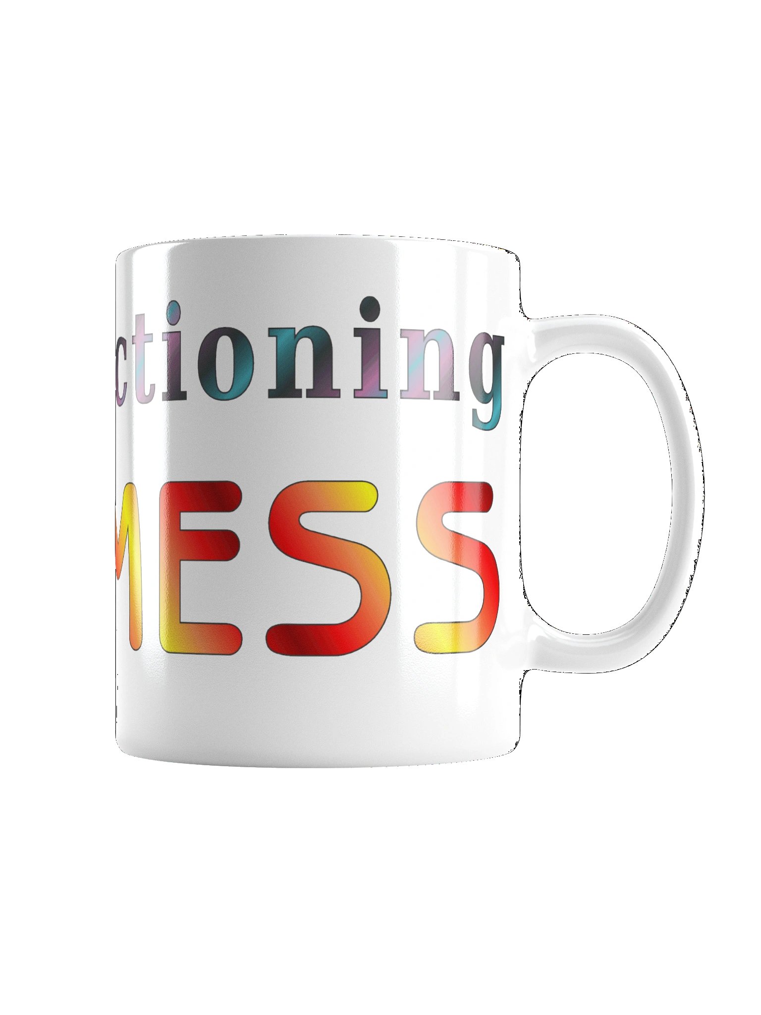 High Functioning White Mug product image (4)