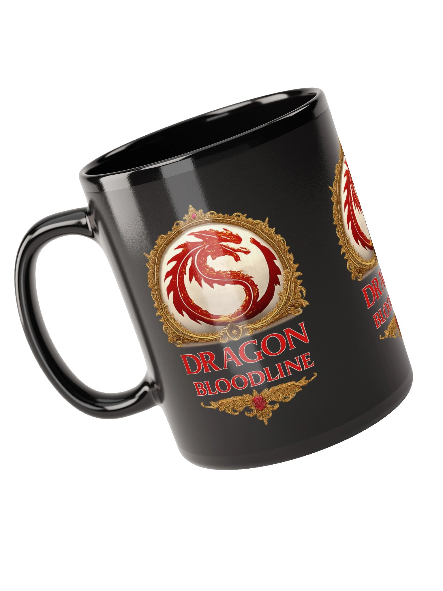 🐉 DRAGON BLOODLINE BLACK CERAMIC MUG product image (3)