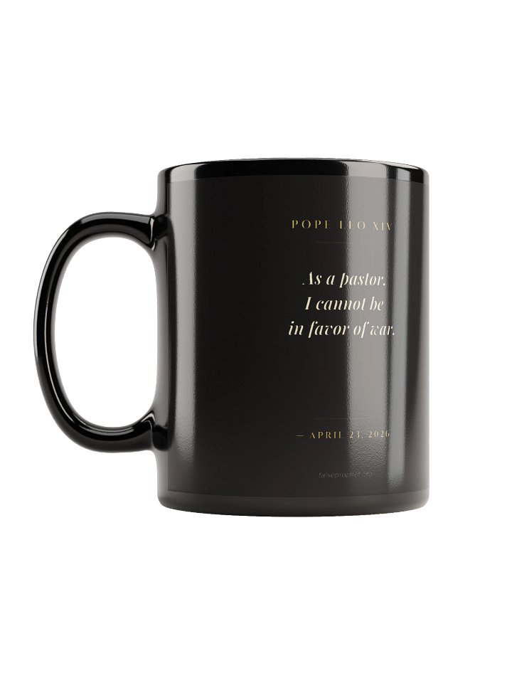 Pope Leo Mug (Black) product image (1)