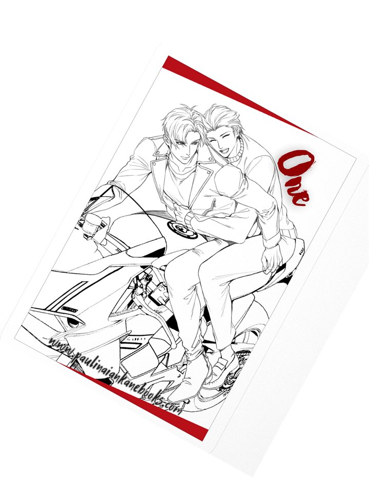 Raph&Michael on motorbike Sticker, One-Angels of Wrath product image (2)