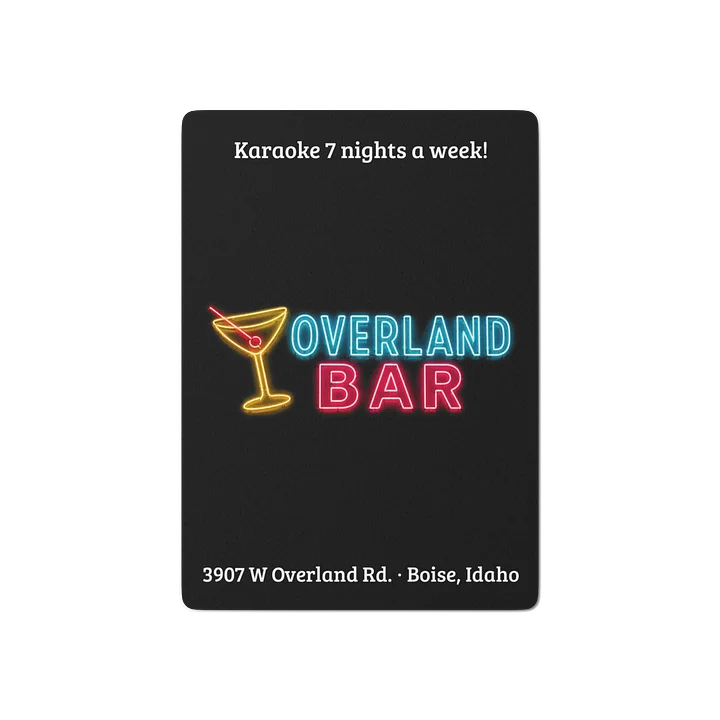 Neon Overland Bar Playing Cards product image (1)
