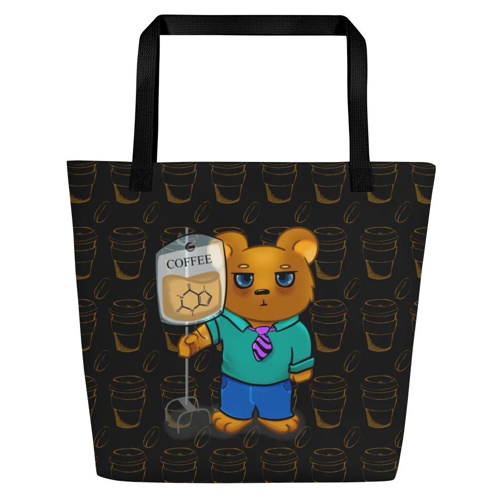 IV coffee - Project bag (Black background) product image (1)
