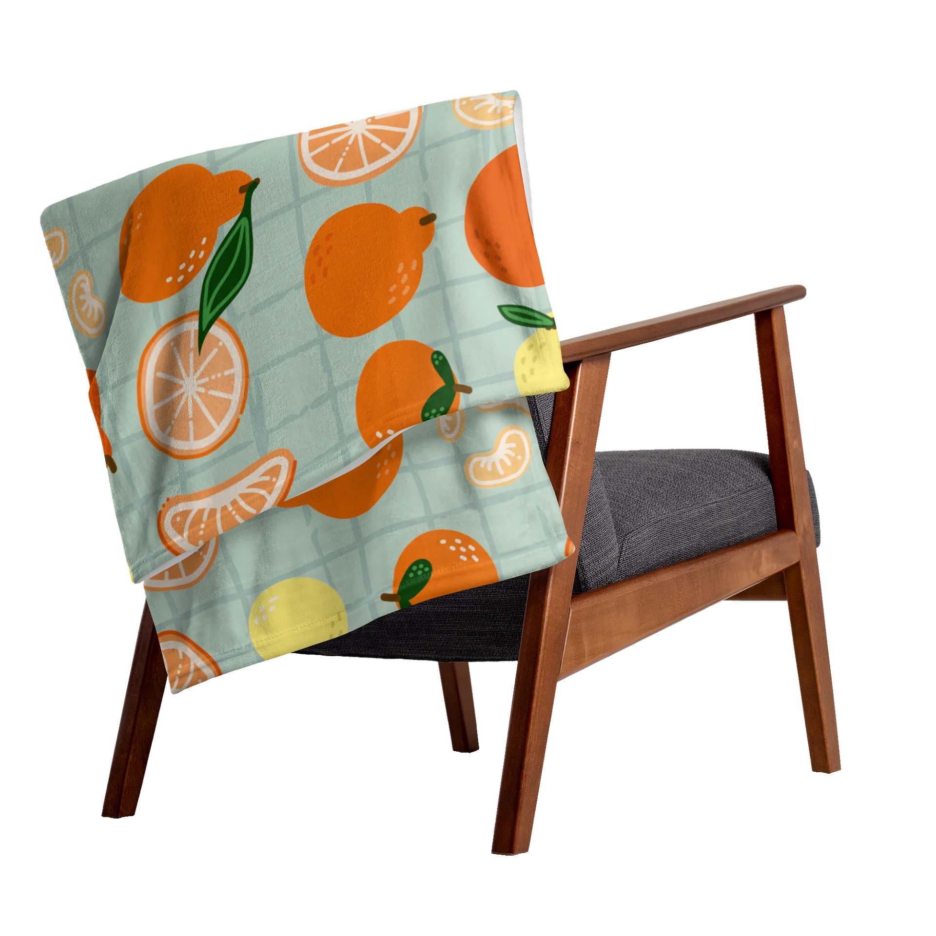 Oranges Soft Picnic Blanket product image (5)
