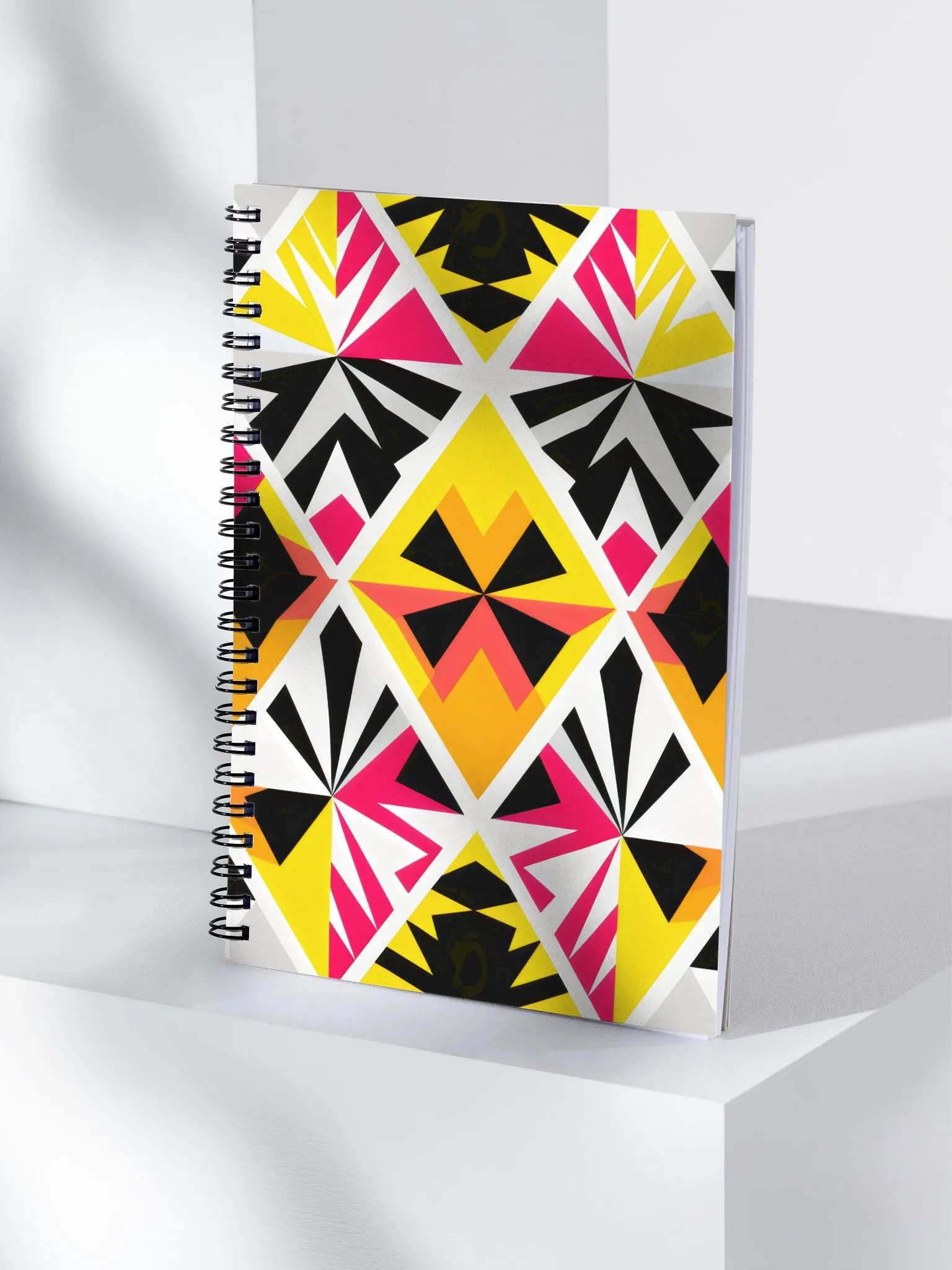 Kaleidoscopic Geometric Dreams Spiral Notebook product image (4)