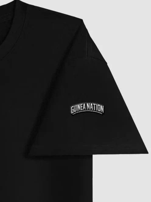 Guinea Nation Embroidered Sleeve Crop Tee product image (2)