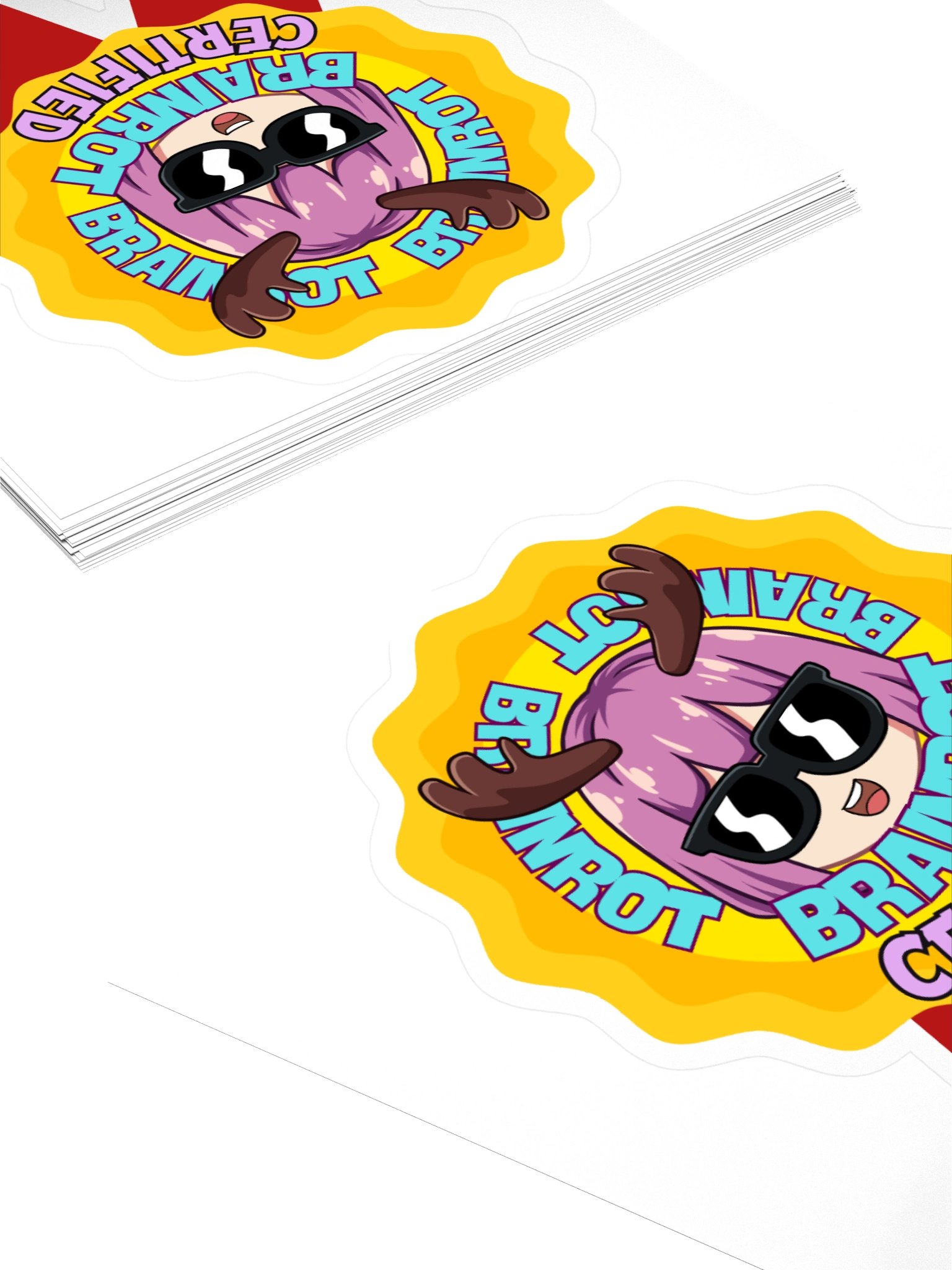 Brainrot Certified Sticker (Single, Large) product image (8)