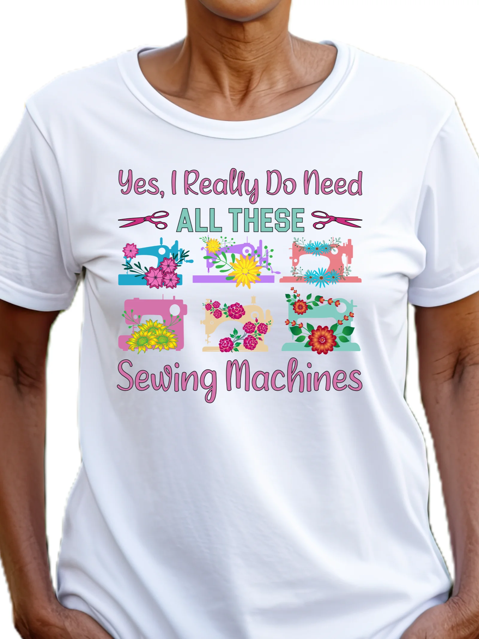 Yes, I Really Do Need All These Sewing Machines T-Shirt product image (1)