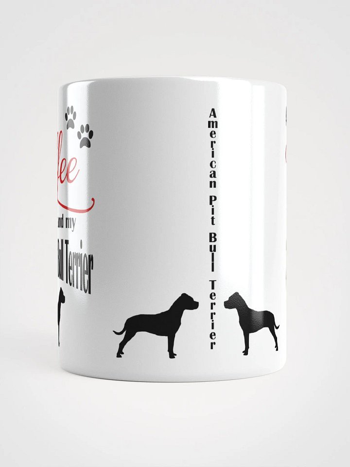 Coffee and my American Pit Bull Terrier Mug product image (2)