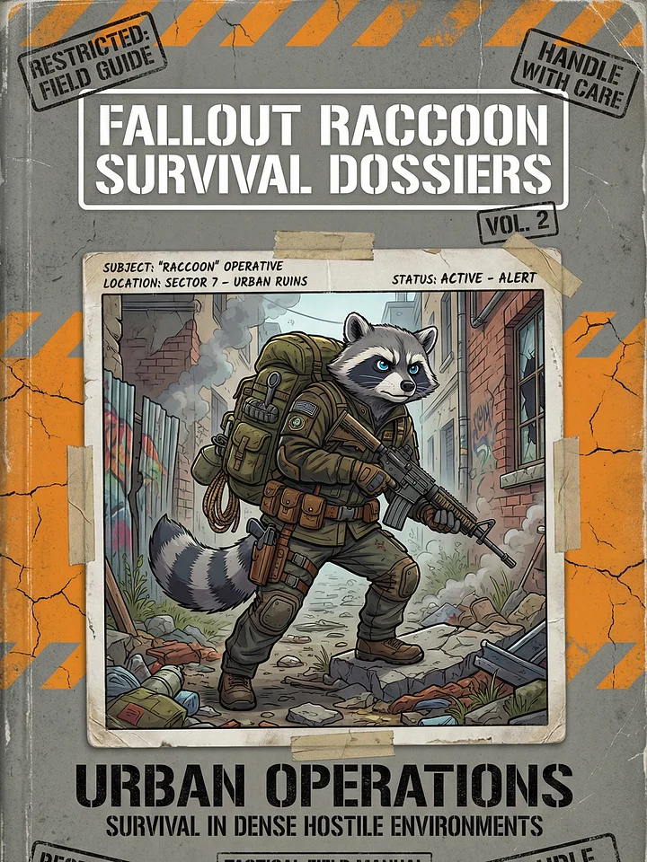 Fallout Raccoon E-BOOK VOL.2: Urban Operations The Best Guide For Urban Preppers product image (1)