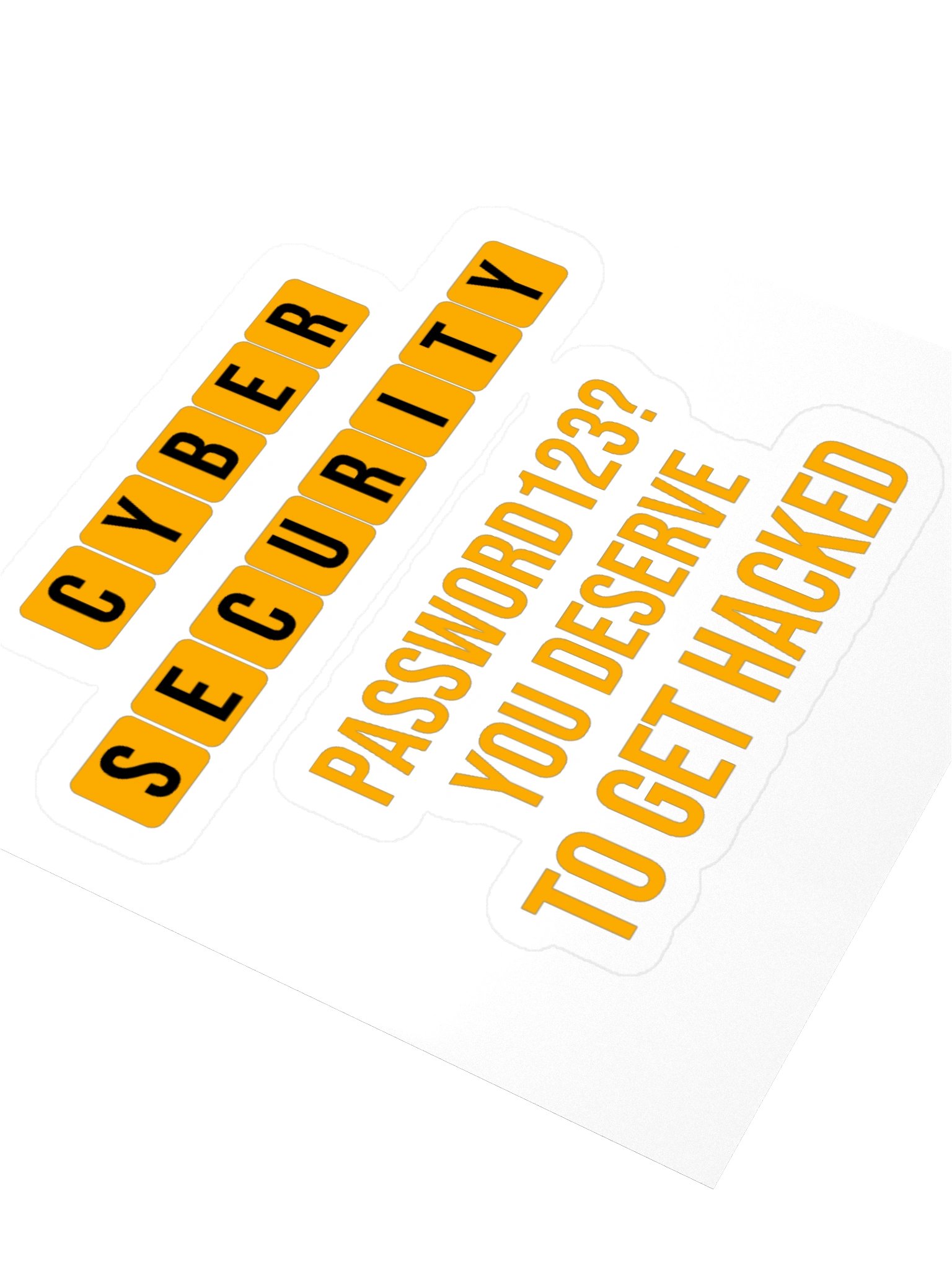 Password123 Cybersecurity Sticker - Cybersecurity Awareness Month gifts product image (7)