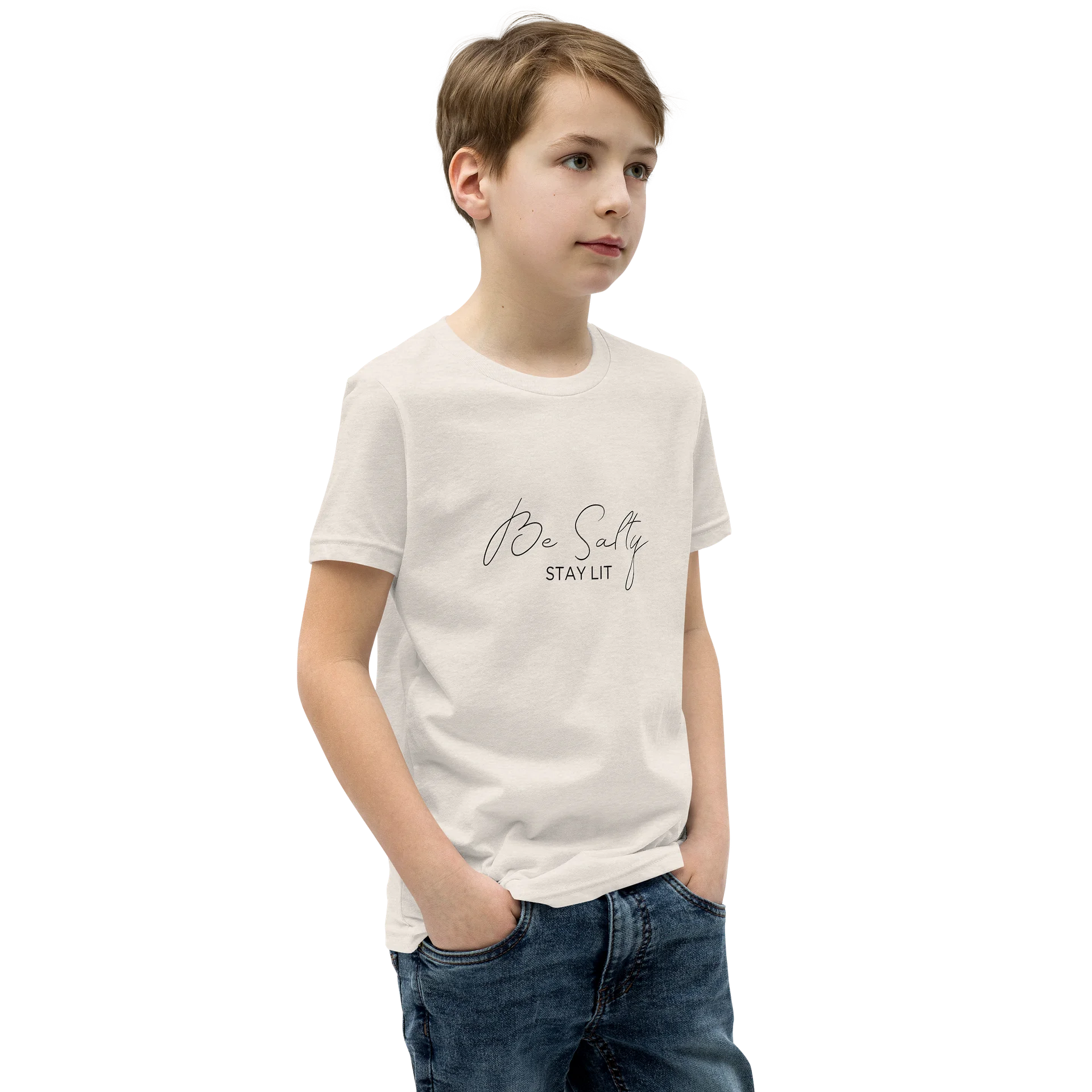 Be Salty Stay Lit Kids T-Shirt product image (2)