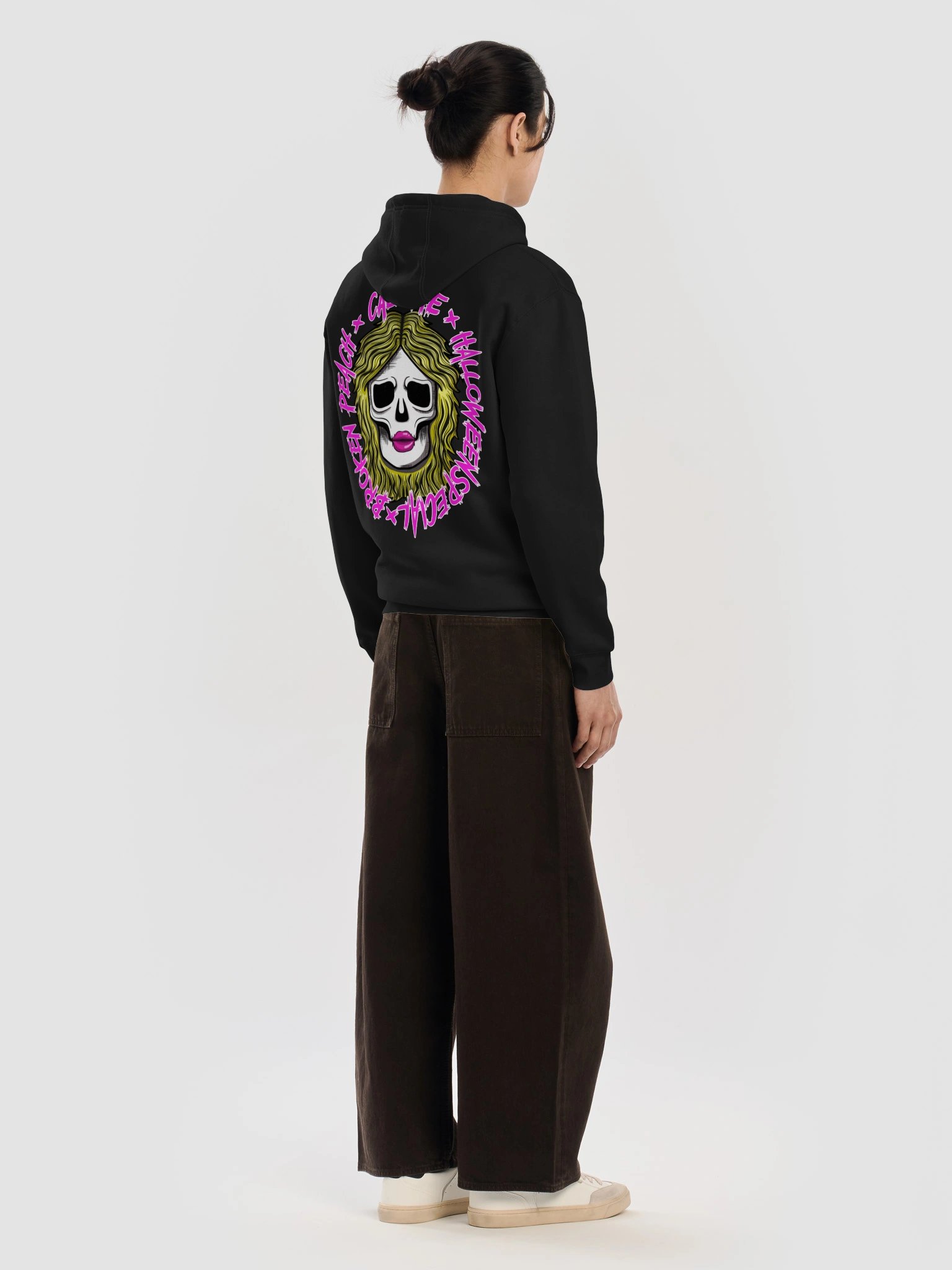 Broken Peach – Unisex Full Zip Hoodie Call Me product image (8)