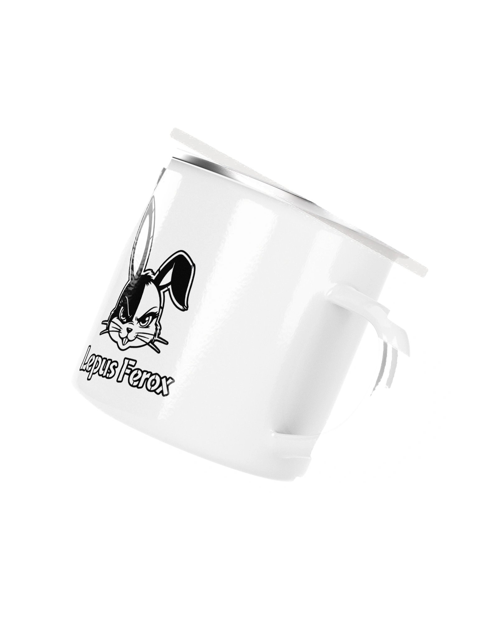 Lepus Ferox — Signature Logo — Enamel Mug product image (3)