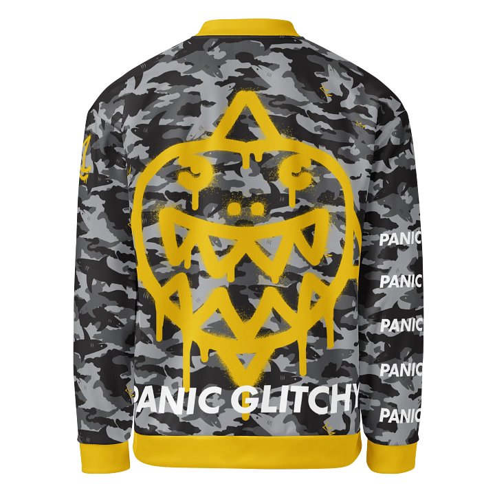 Sharkmoflauge Graffiti Grayscaled Bomber Jacket product image (2)