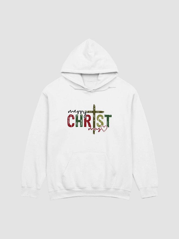 Merry Christmas Cross Hoodie product image (2)