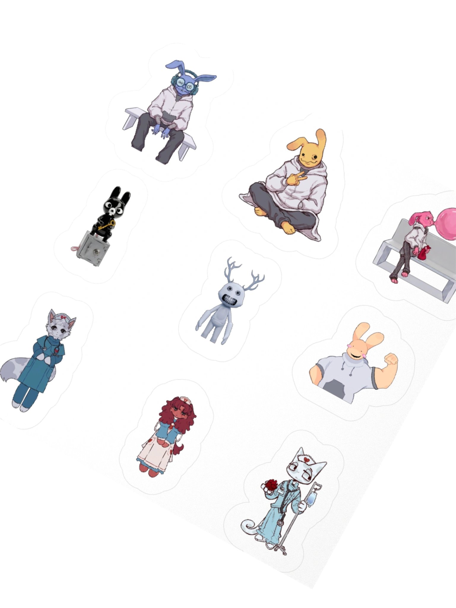 Animal Hospital Kiss Cut Stickers product image (6)