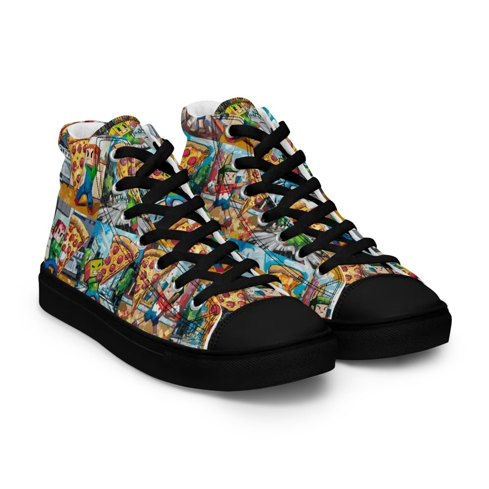 Pizza Modern Art High Top Male product image (1)