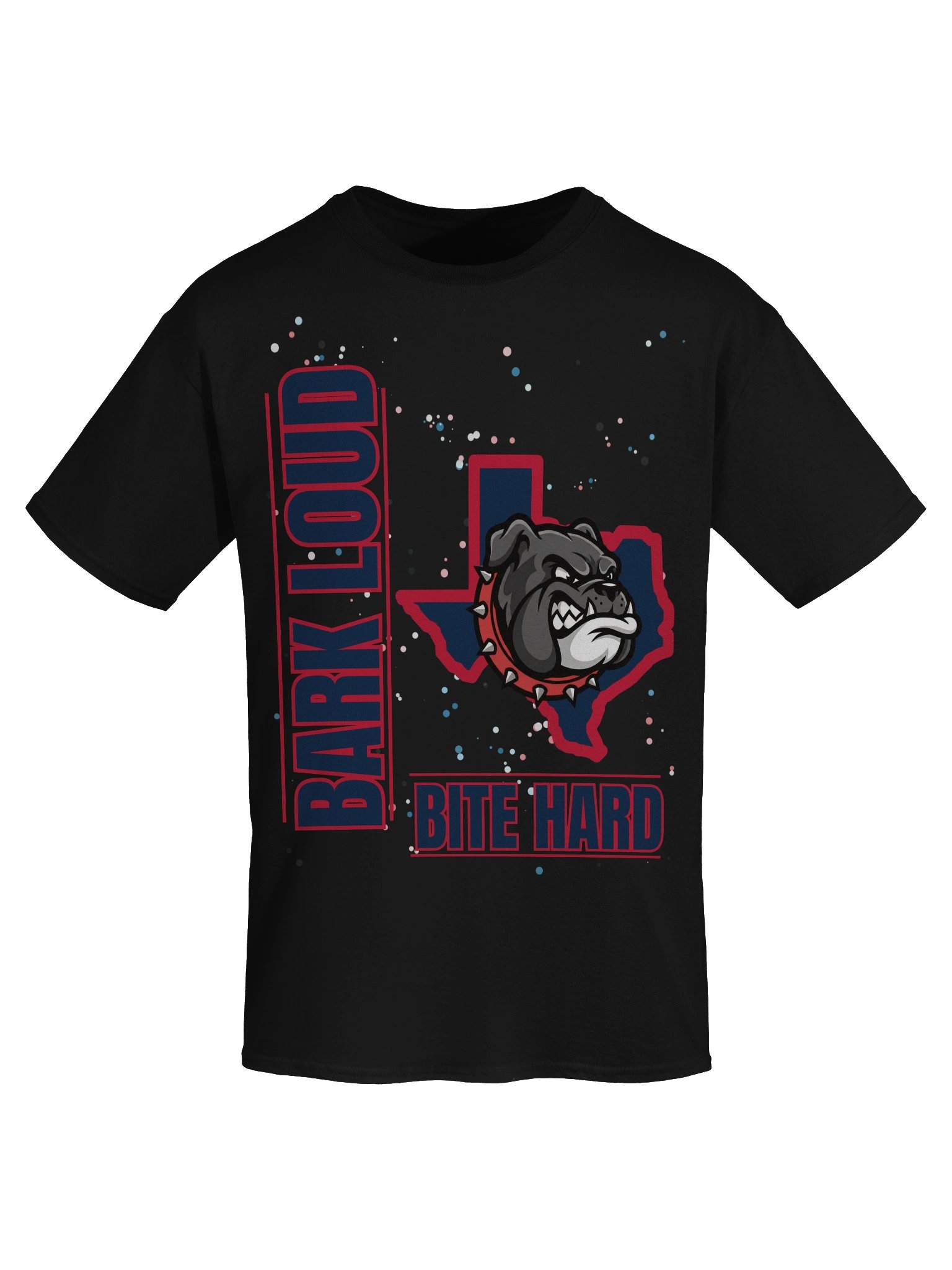 Bark Loud Spirit Tee - Red on Blue [READ DESCRIPTION FOR CUSTOMIZATION] product image (56)
